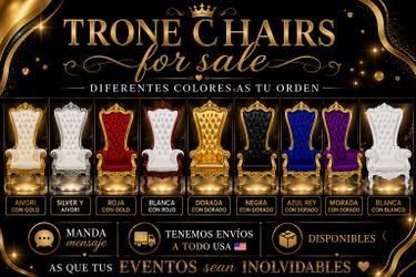 SILLAS DE TRONO D VENTA