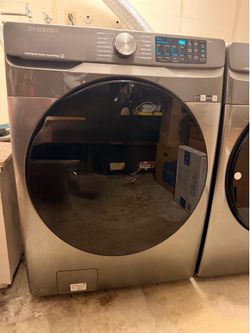 Samsung Smart Front-Load Washer & Gas Dryer Set – Platinum
