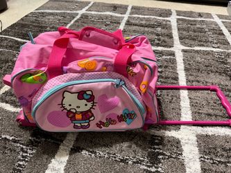 Used Kids Hello Kitty Travel Luggage