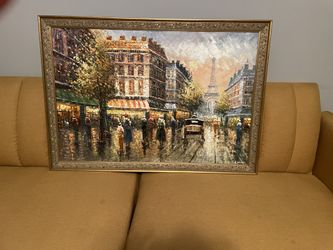 Paris Evening Street Painting