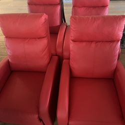 6 Recliner Chairs 