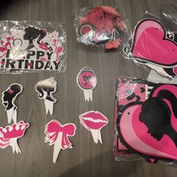 Hot Pink Girls Party Decorations