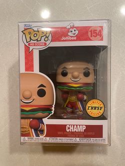 Metallic Champ CHASE Funko Pop *MINT* Jollibee Ad Icons 154 with protector