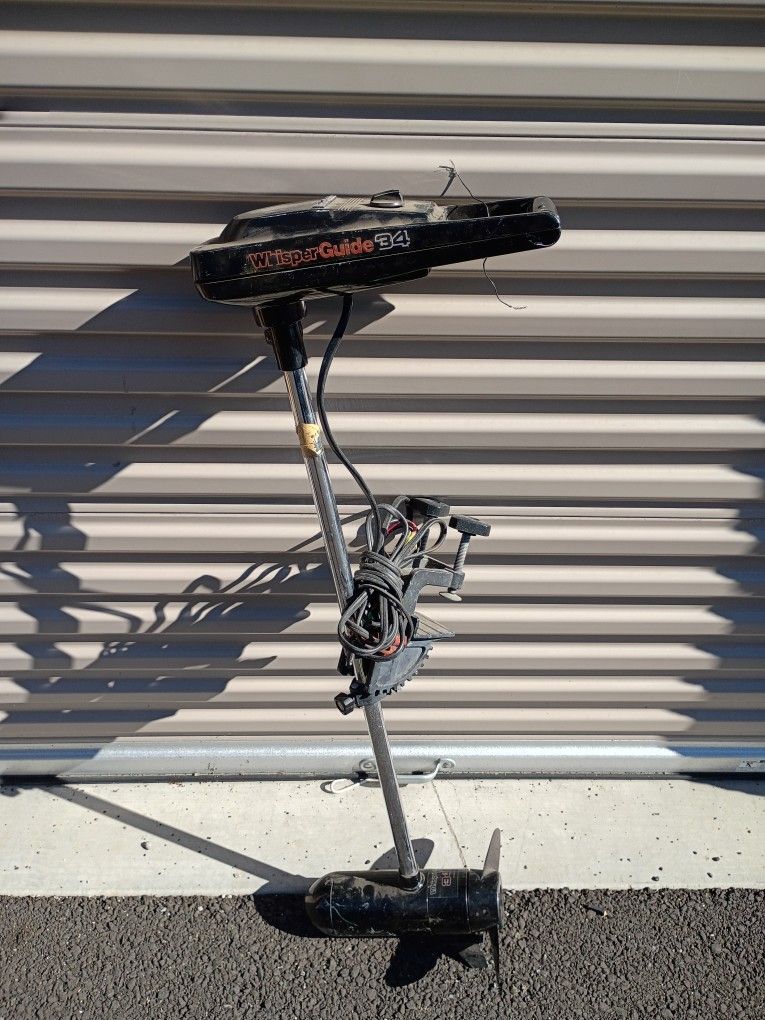 Whisper guide 34 electric trolling motor