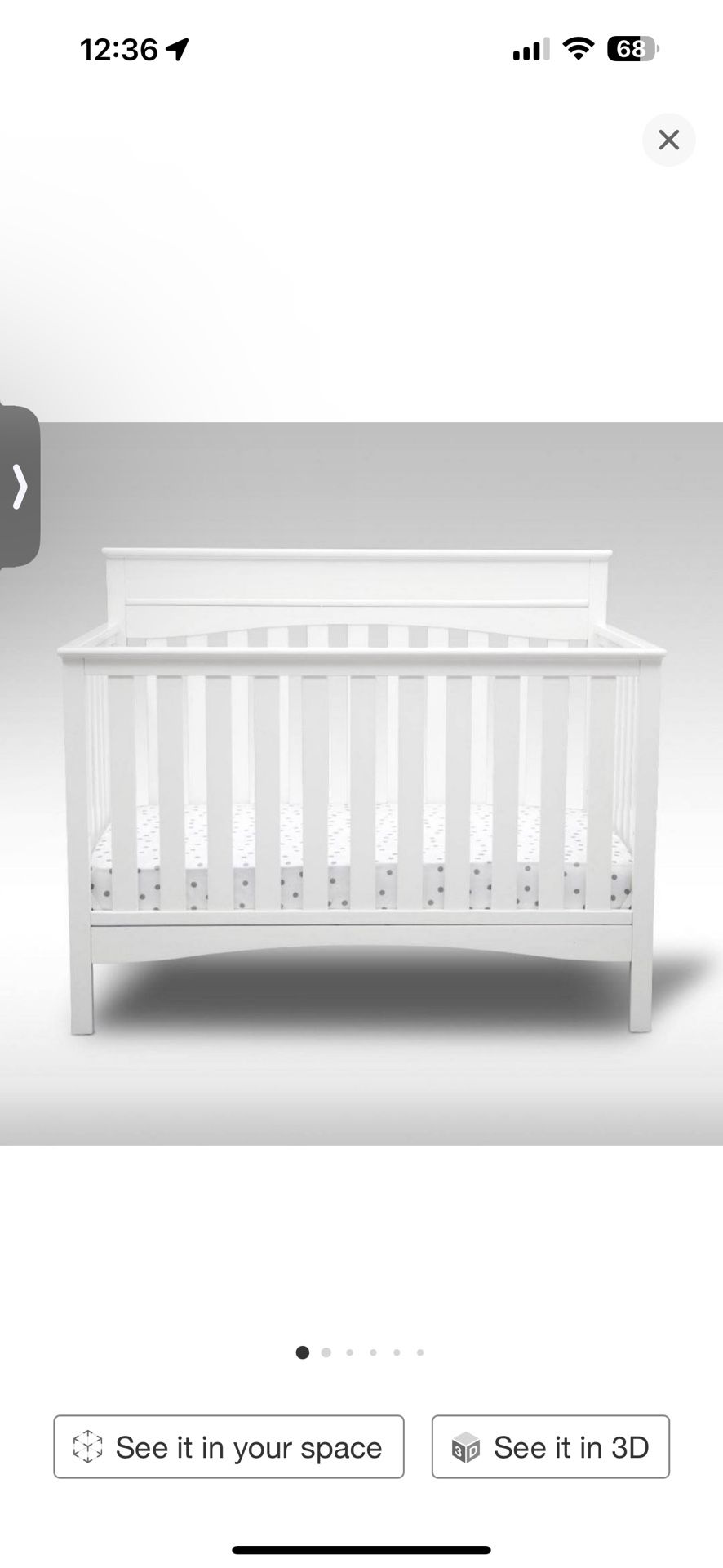 Baby Crib *NEW IN BOX*