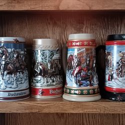 Budweiser Steins