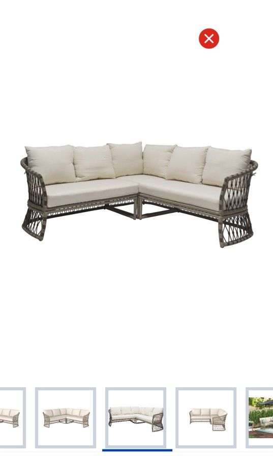 Avery Station Wicker Outdoor Sectional