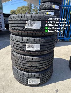 215/55R17 Goodyear Eagle Sport New Set of Tires Installed and Balanced Set de Llantas Nuevas Instaladas y Balanceadas