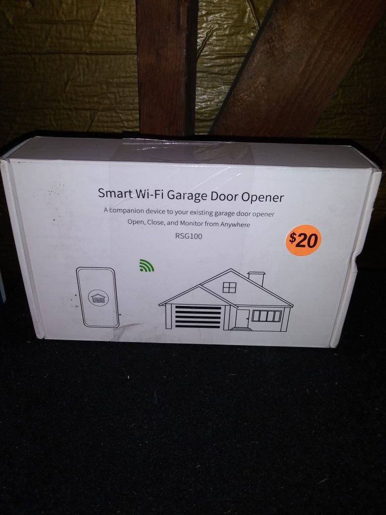 Smart Wi-Fi garage door opener