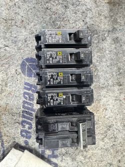 4 pc15 breaker and  1 30/30