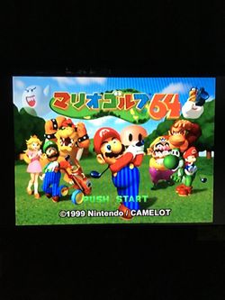 Mario Golf 64 Japanese Version Japan Edition Nintendo 64 Video Game Console N64 Sports Games Classic Retro Vintage Cartridge Only