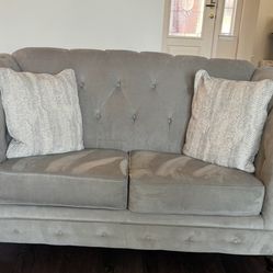 Gray color sofa set