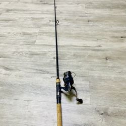 Daiwa Shock 6ft6 6-14lb Fishing Rod With Shimano Taca 2500HG Fishing Reel Combo $50