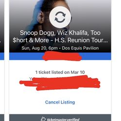 Snoop Dogg & Wiz Khalifa Tickets
