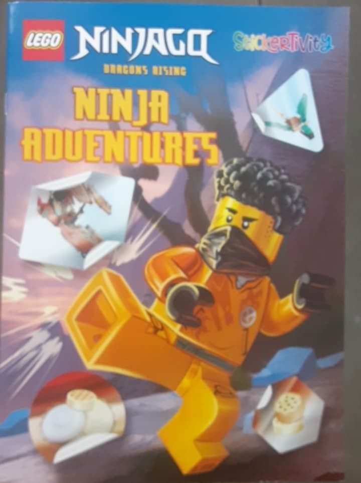 New Lego Ninjago Ninja Adventures Stickertivity Sticker Activity Book