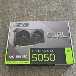 NVIDIA RTX 5050 8GB (Asus Dual Fan OC)