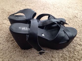 Callisto black leather shoes from nordstrom