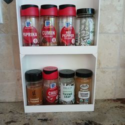 Spice Rack Hold 8 Jars