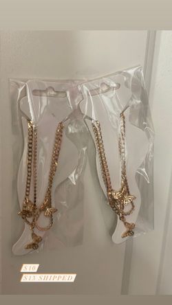 Butterfly anklet