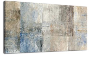 Abstract Canvas Wall Art/24” X 48”