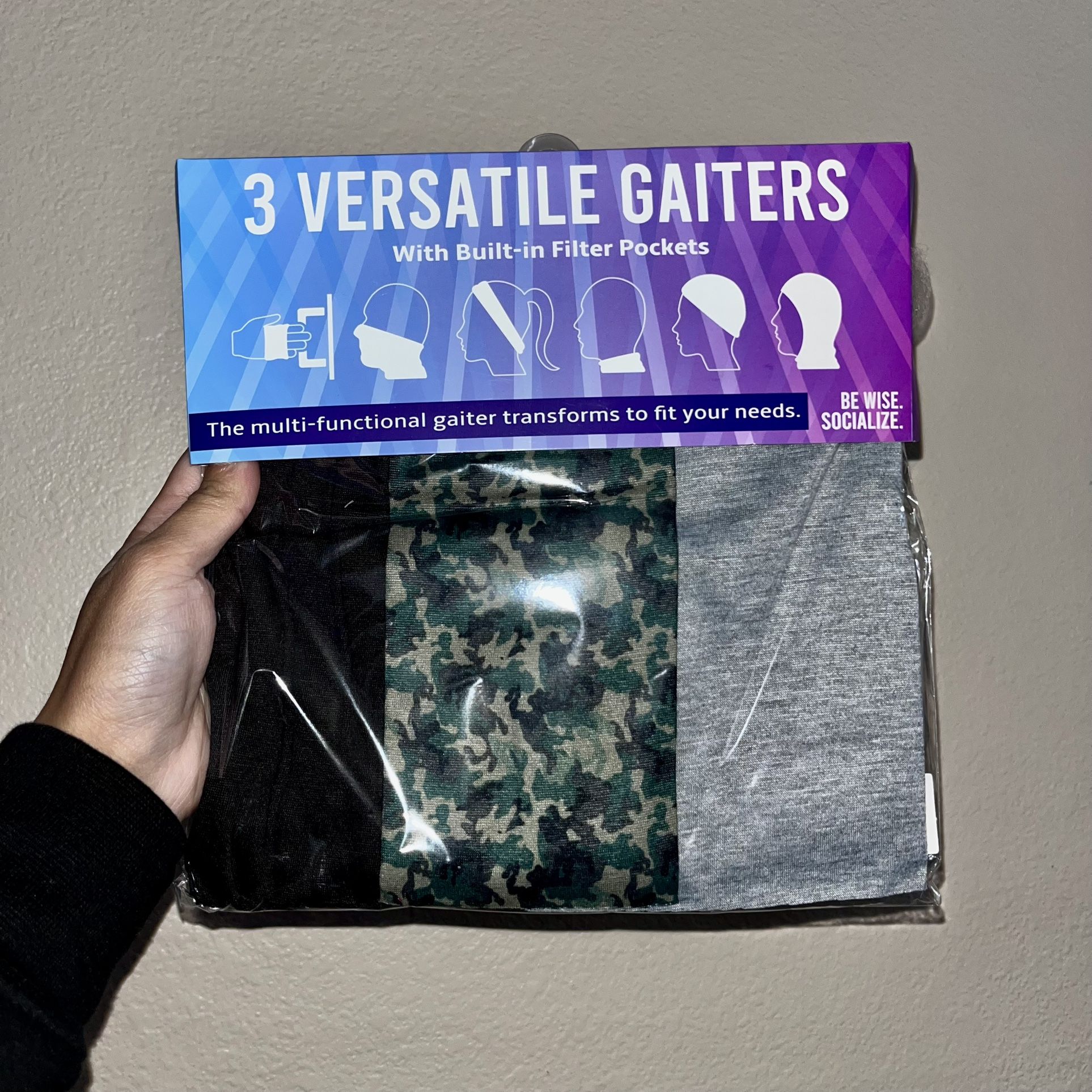 Versatile Gaiters Pack - Three Different Styles