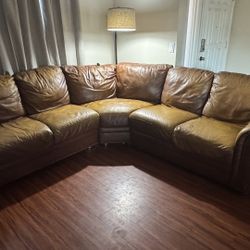 Used Leather Sectional