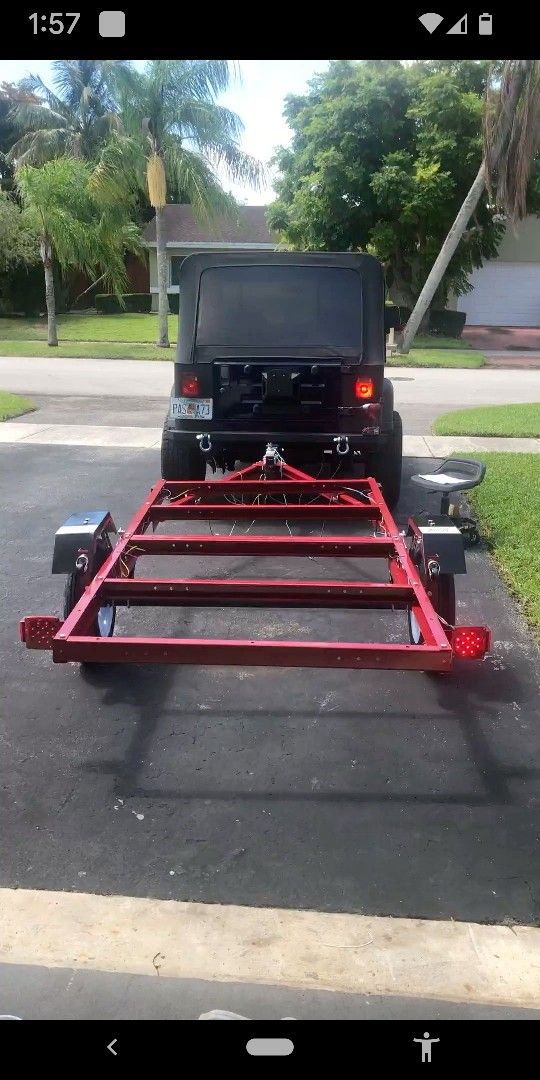 HAUL-MASTER 1720 lb. Capacity 48 in. x 96 in. Super Duty Folding Trailer