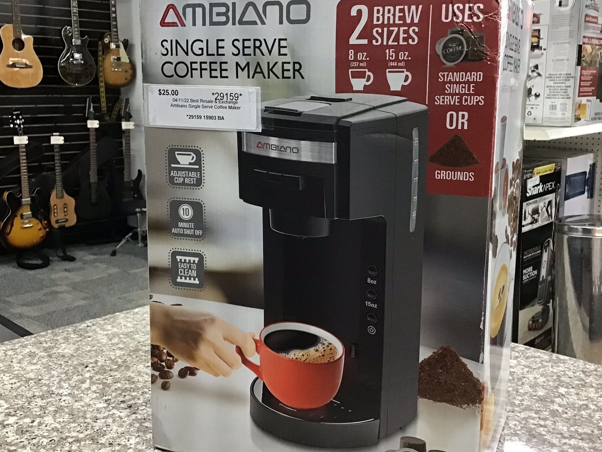 AMBIANO Single Serve Coffee Maker 