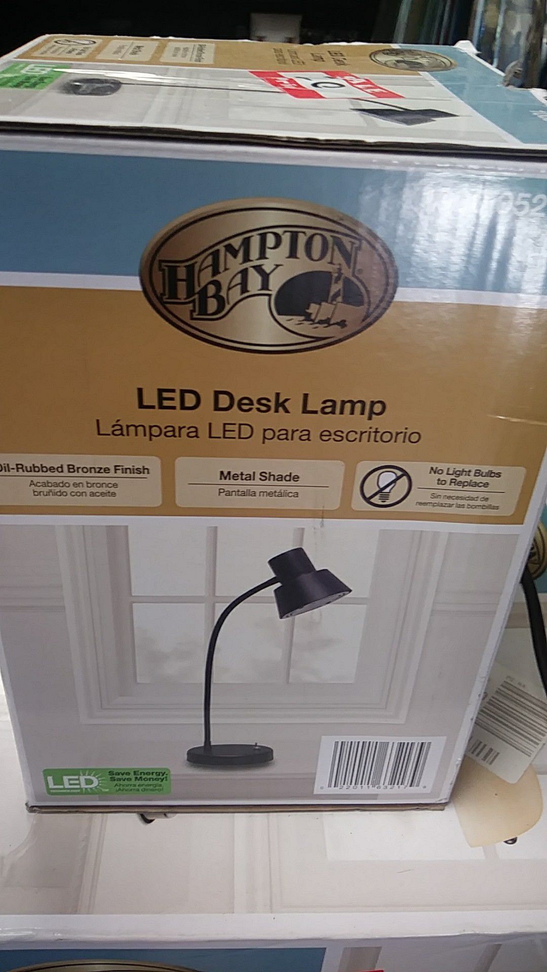 Small LED desk lamp