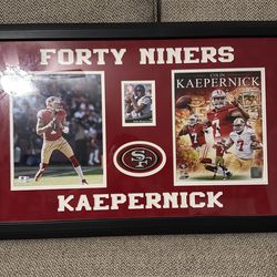 In perfect condition signed 49ers painting
