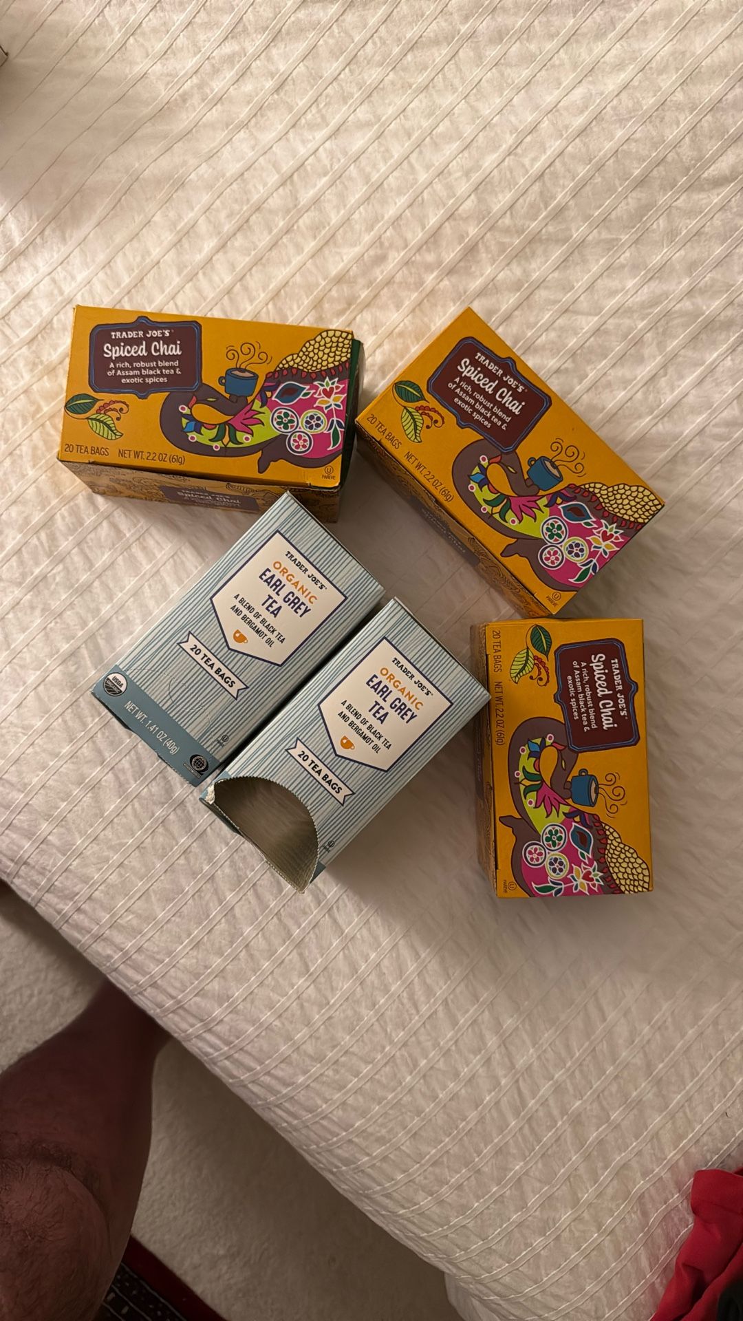 Earl Gray & Spiced Chai Teabags