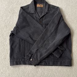 Levi’s Black Denim Jacket Sz L