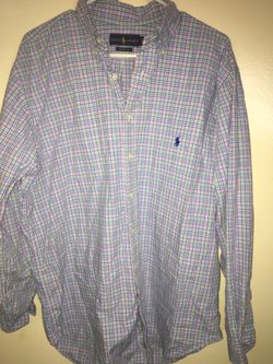 Ralph Lauren Polo Blue Plaid Shirt
