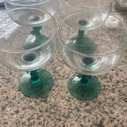 Cactus margarita glasses (4 in a set for $5)