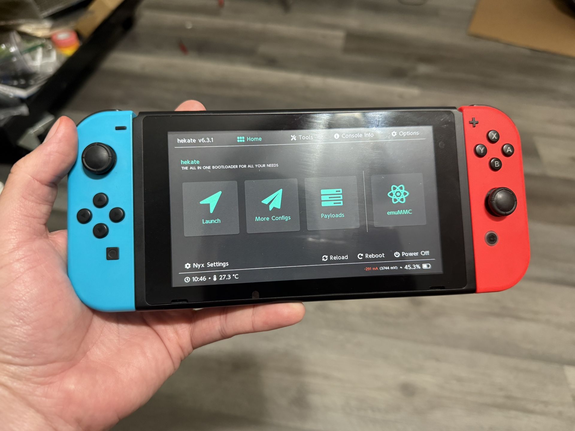 Mod Chipped Nintendo Switch