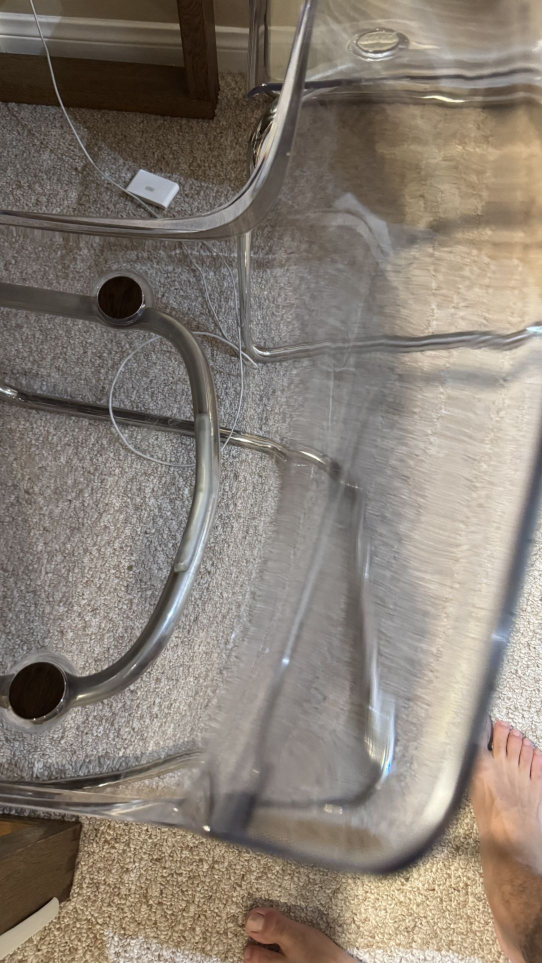 IKEA clear Chair Tobias (set Of 4)