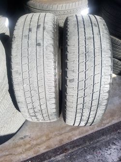 P255/65R18 Matching Pair Bridgestone Dueler
