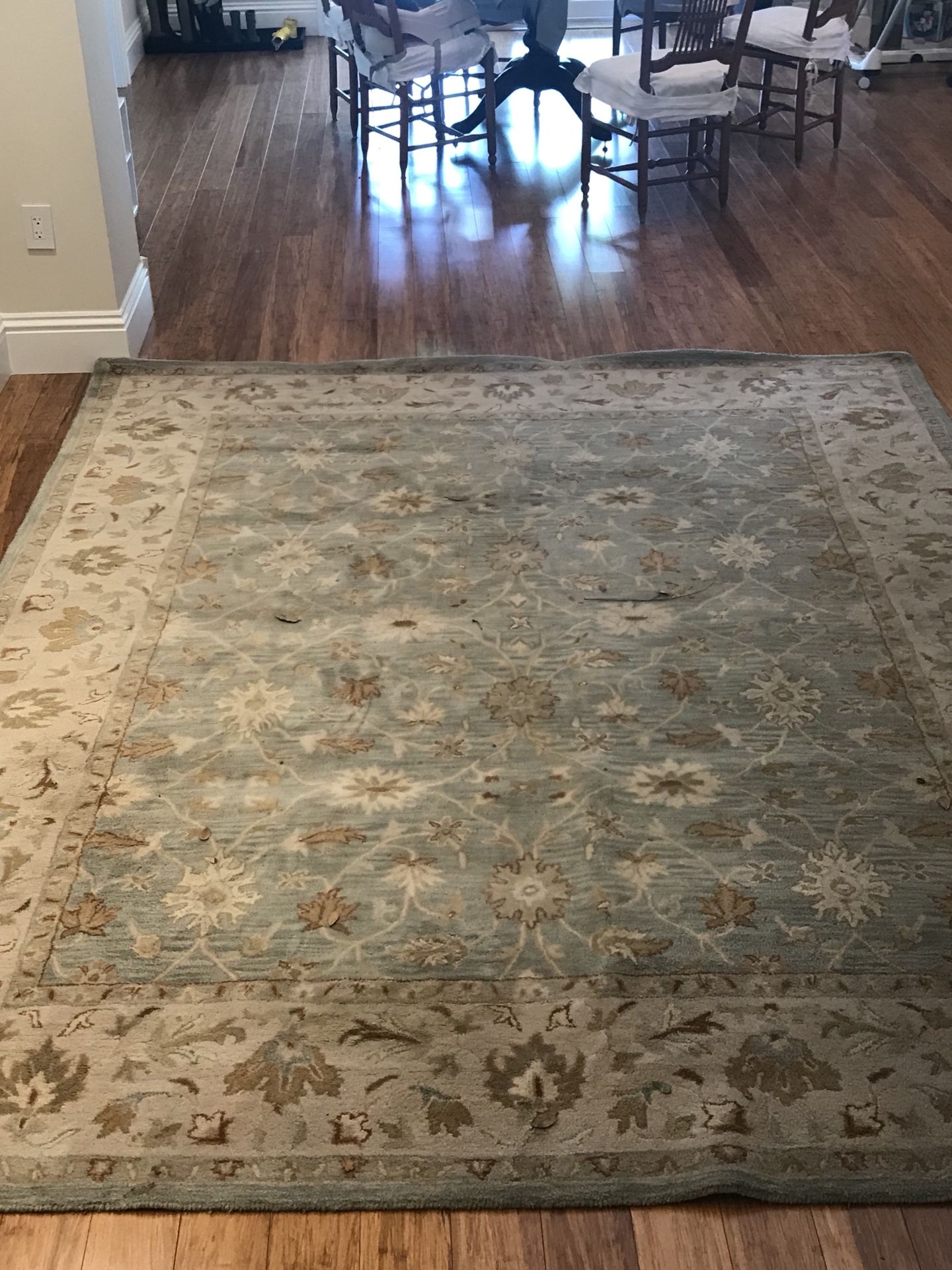 Handmade Malika Persian area rug wool 8x10 pottery barn