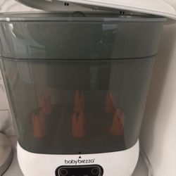 Baby Brezza Bottle Sterilizer and Dryer Advanced – 33% Faster - Largest Capacity Steam Sanitizer
