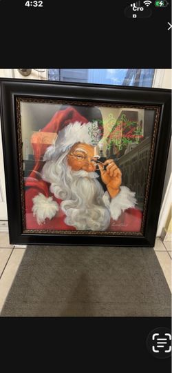 Santa picture  frame
