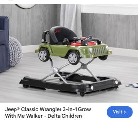 Jeep® Classic Wrangler 3-in-1 Grow With Me Walker 