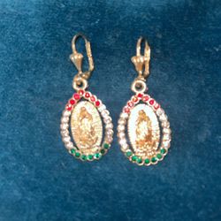 Virgin Mary Earrings 