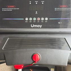 UMAY Fitness Home Folding Incline Treadmill with Pulse Sensors, 3.0 HP/3.5HP Quiet Brushless, 300 lbs/400lbs Capacity