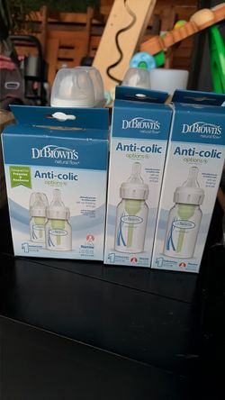 New Dr. Browns Never opened box Anti-Colic bottles