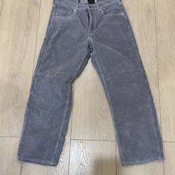 Levi's SilverTab Loose Fit Corduroy Pants Men's W32 L32 Grey