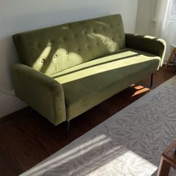 Green Velvet Couch