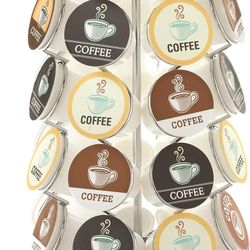 35 K-Cup Lazy Susan, Chrome