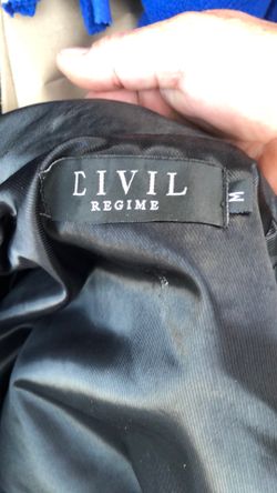 Leather jacket.