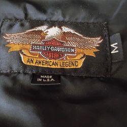 Harley Suede Vest Shirt Extra Silver Plated T-shirt