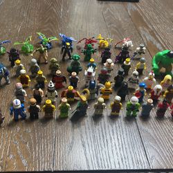 Over 60 lego characters We’ve had these forever make a good offer